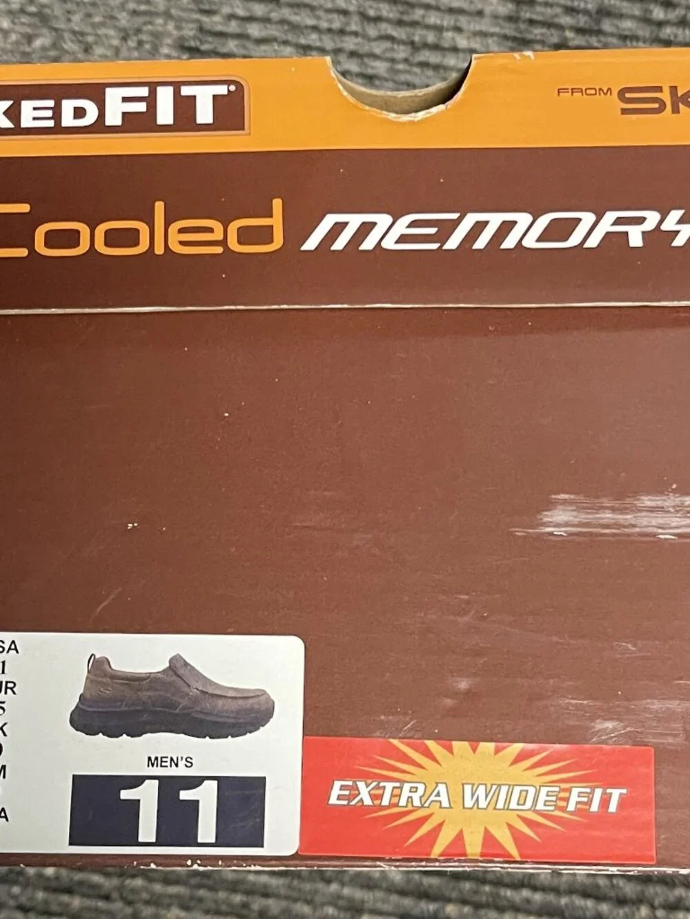 Mens Sketchers Leather Shoe.